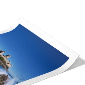 Papier d'art seul avec marge blanche